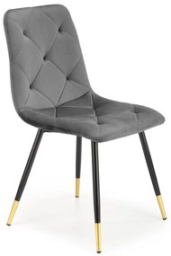 60-21203 K438 chair color: grey DIOMMI V-CH-K/438-KR-POPIELATY, 1 Τεμάχιο