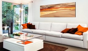 Πίνακας - Beach: Beatiful Sunset 120x40