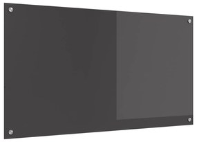 vidaXL Πλακάκι Κουζίνας Σκούρο γκρι 110x60x0,6 εκ. Σκληρυμένο Γυαλί