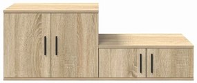 vidaXL Ντουλάπι αποθήκευσης Sonoma Δρυς 108 x 41 x 40 εκ