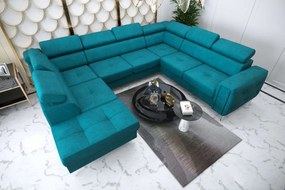 Γωνιακός Καναπές Almeria Max -Petrol-Δεξιά