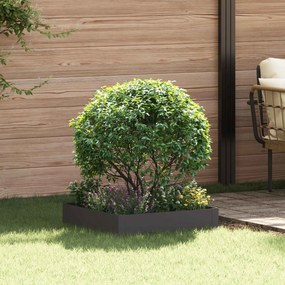 vidaXL Περίγραμμα γκαζόν 60 x 60 x 20 εκ Ατσάλι Μαύρο
