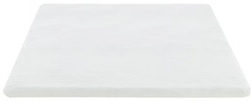 Ανώστρωμα Casmeriane roll pack λευκό ύφασμα-memory foam 140x200x5εκ 140x200x5 εκ.