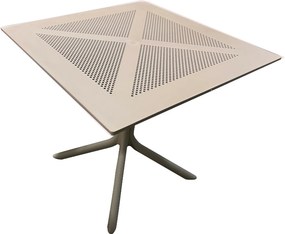 Τραπέζι Κήπου ArteLibre SIREA Cappuccino PP 80x80x75cm