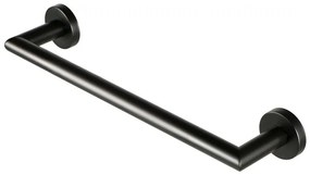 Geesa Nemox 6506-400 Black Matt Λαβή λουτρού/ Πετσετοκρεμάστρα 30 εκ.