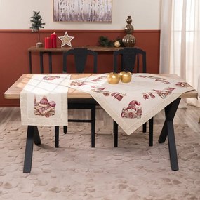 Χριστουγεννιάτικο σετ Καρέ και Τραβέρσα Velbert της Teoran Διάσταση: Καρέ & Τραβέρσα Velbert (Σετ 2τεμ.) - 100x100cm & 40x100cm