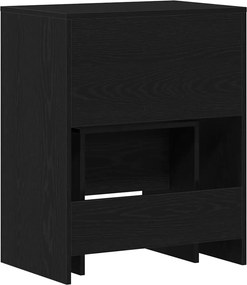 vidaXL Τραπέζι ντυσίματος 2 τμχ. Μαύρη δρυς 60 x 40 x 75 cm