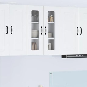 vidaXL Πάνελ πλυντηρίου πιάτων Kalmar Λευκό 60 x 31 x 80 εκ.