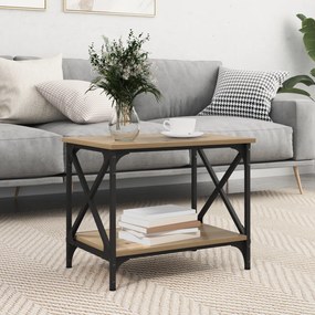 vidaXL Τραπεζάκι Πλευράς artisan δρυς 55 x 38 x 45 εκ
