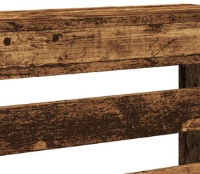 vidaXL Κάλυμμα Καλοριφέρ Όψη Παλαιού Ξύλου 205x21,5x83,5εκ. Επεξ. Ξύλο
