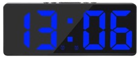 Ψηφιακό ρολόι - Ξυπνητήρι - 6628 - 466288 - Blue Light-466288_bl