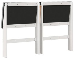 vidaXL Ταπετσαρισμένο κεφαλάρι Ανοιχτό γκρι 135 cm