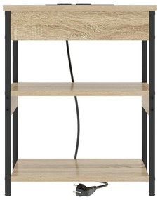 vidaXL Κομοδίνο Sonoma Δρυς 41 x 31 x 51 εκ. Επεξεργασμένο ξύλο