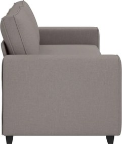 vidaXL Τριθέσιος Καναπές Μπεζ 220x77x82 εκ. Ύφασμα