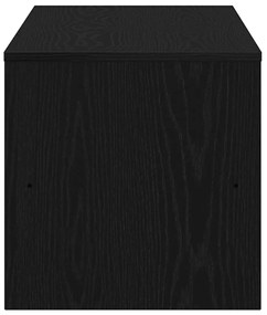 ντουλάπι τηλεόρασης Μαύρη βελανιδιά 120x40x40 cm - Μαύρο