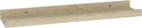 vidaXL Ράφια Τοίχου 4 τεμ. Sonoma Δρυς 40 x 9 x 3 εκ.