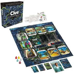 Επιτραπέζιο Παιχνίδι Συνωμοσίας Clue Conspiracy F6418 Για 4-10 Παίκτες Multi Hasbro