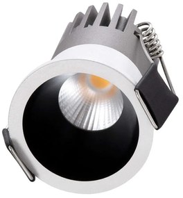 Φωτιστικό Οροφής - Σποτ Χωνευτό Micro-S 60235 5W Led Φ4x5,9cm White-Black GloboStar