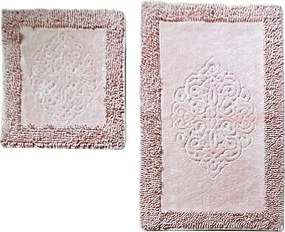 Bathmat Set (2 Pieces) Piante - Powder Multicolor