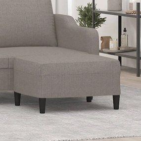 vidaXL Υποπόδιο Taupe 70 x 55 x 41 εκ. Υφασμάτινο