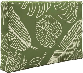 vidaXL Μαξιλάρι Καναπέ Εξωτερικού Χώρου 2 pcs Σχέδιο Φύλλου