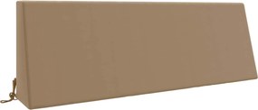 vidaXL Μαξιλάρι πλάτης SOEST 100% Πολυεστέρας Taupe 120 x 20 x 40 cm