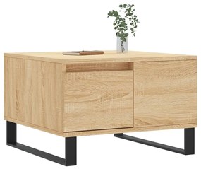 vidaXL Τραπεζάκι Σαλονιού Sonoma Δρυς 55x55x36,5εκ. Επεξεργασμένο Ξύλο