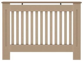 vidaXL Κάλυμμα Καλοριφέρ 112 x 19 x 81,5 εκ. από MDF