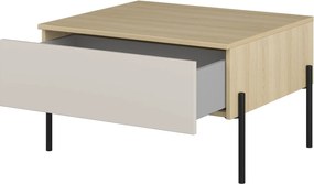 Τραπεζάκι σαλονιού Erona-Φυσικό – Γκρέζ