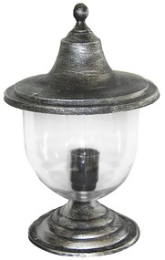 Φωτιστικό Δαπέδου Εξωτερικού Χώρου Heronia Hercules Silver 10-0217