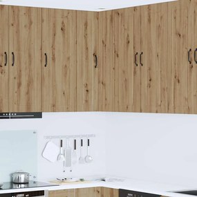 vidaXL Κρεμαστό ντουλάπι κουζίνας Artisan Oak 57 x 57 x 100 εκ.