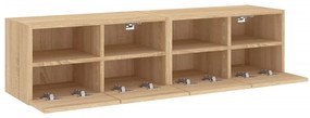 vidaXL Ντουλάπι Τοίχου Τηλεόρασης Sonoma Δρυς 60x30x30εκ. Επεξ. Ξύλο