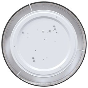 vidaXL Λάμπα Οροφής Μαύρο 38 x 13.5 εκ. ύφασμα