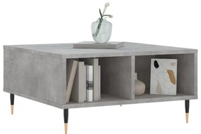 vidaXL Τραπεζάκι Σαλονιού Γκρι Σκυρ. 60x60x30 εκ. Επεξεργασμένο Ξύλο