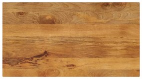 vidaXL Επιφάνεια Τραπεζιού Ορθογώνια 120x70x3,8 εκ. Μασίφ Ξύλο Μάνγκο