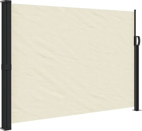 vidaXL Σκίαστρο Πλαϊνό Συρόμενο Κρεμ 140 x 300 εκ.