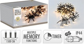 ΣΥΡΜΆΤΙΝΑ &amp; PVC ΛΑΜΠΆΚΙΑ LED CLUSTER LIGHT 2016LED E WW
