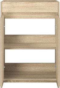 vidaXL Ντουλάπι Κάτω από τον Νιπτήρα Sonoma Δρυς 56 x 37,5 x 81 εκ