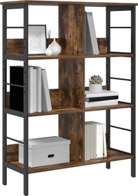 vidaXL Ράφι Βιβλίων 6 επιπέδων 82 x 32 x 112 εκ. Επεξεργασμένο Ξύλο