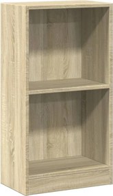 vidaXL Βιβλιοθήκη Χρώμα Sonoma Δρυς 40 x 24 x 75 εκ. από Μοριοσανίδα