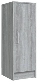 vidaXL Παπουτσοθήκη Γκρι Sonoma 32x35x92 εκ. από Επεξεργασμένο Ξύλο