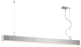 Γραμμικό Κρεμαστό Direct+Indirect L1700 3000K Ανοδ. Dim. Station Ultra 3911-10170-3-U-D1 Viokef 3911-10170-3-U-D1 Ασημί