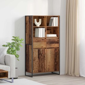 vidaXL Πλαϊνό γραφείο Παλιό Ξύλο 81 x 36 x 150.5 εκ.