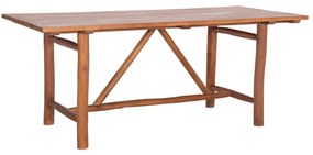 ΤΡΑΠΕΖΙ GROOVE ΑΠΟ ΞΥΛΟ ΜΑΣΙΦ ΤΕΑΚ 220X100X78Υεκ.