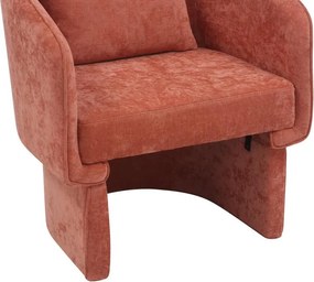 Πολυθρόνα Playmob ύφασμα σε κεραμιδί απόχρωση 69x65x79εκ 69x65x79 εκ.