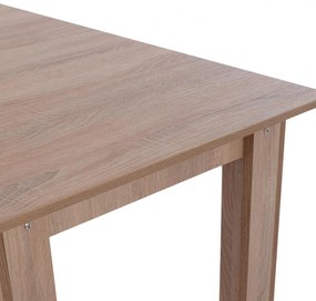 ΤΡΑΠΕΖΙ ΚΟΥΖΙΝΑΣ  KELVIN SONOMA OAK 110x80x77Υεκ.