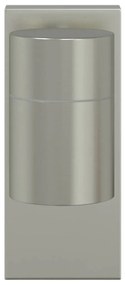 vidaXL Εξωτερικά Φωτιστικά Τοίχου 2 pcs Ασημί 6.5 x 10.5 x 16 εκ.