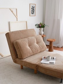 1-Seat Sofa-Bed Foldy - Brown Brown