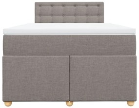 ΚΡΕΒΑΤΙ BOXSPRING ΜΕ ΣΤΡΩΜΑ TAUPE 120X190 ΕΚ. ΥΦΑΣΜΑΤΙΝΟ 3288937