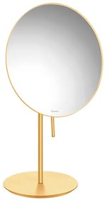 Καθρέπτης Μεγεθυντικός Επικαθήμενος Ø20 εκ. x3 Brushed Gold 24 K Sanco Cosmetic Mirrors MR-703-AB5